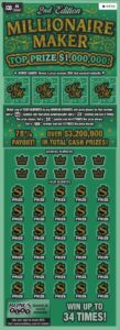 $30 2nd Edition Millionaire Maker Montana scratch-off ticket