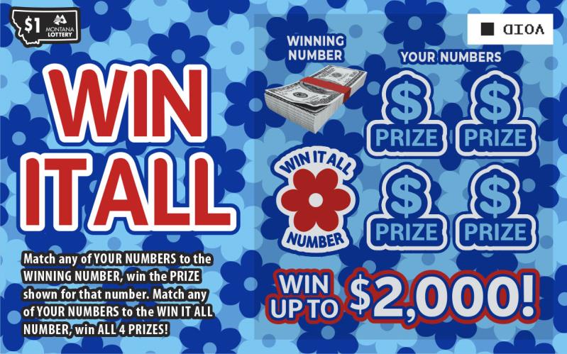 WIN IT ALL scratch-off ticket